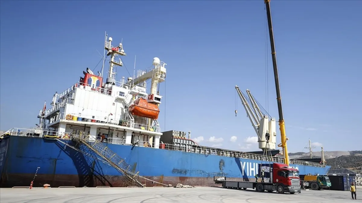 Akkuyu'ya 100'üncü kargo gemisi ulaştı