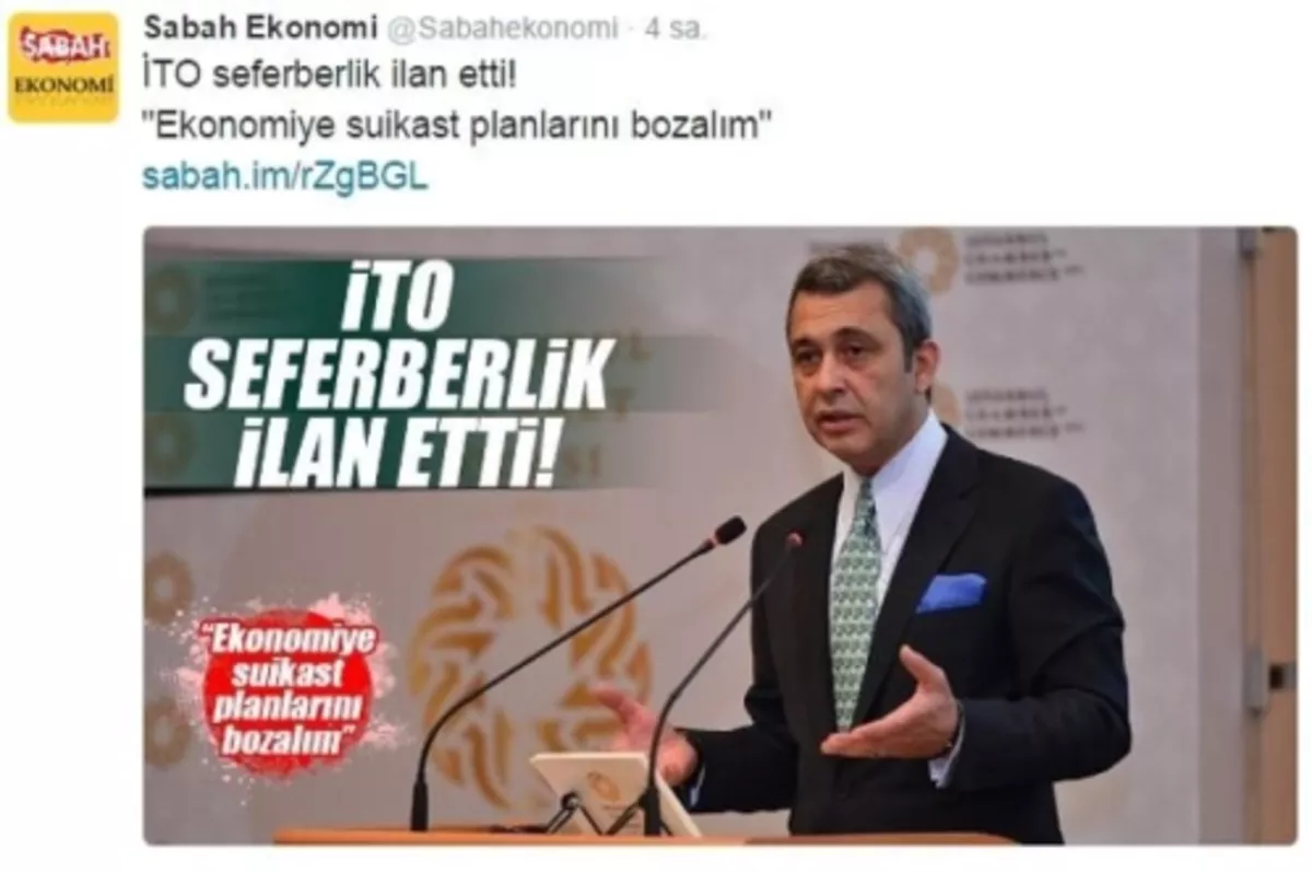 İTO seferberlik ilan etti: Ekonomiye suikast planlarını bozalım