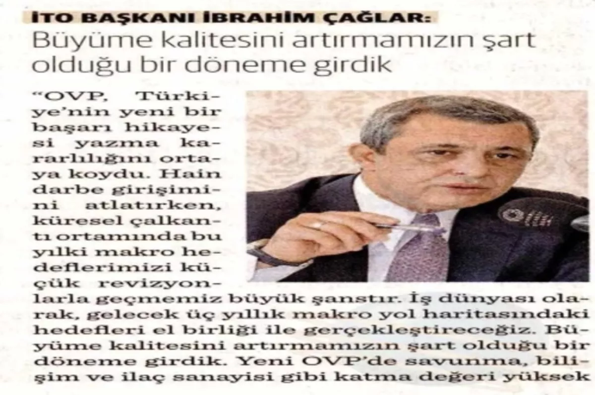 Büyüme kalitesini artırmamızın şart olduğu bir döneme girdik