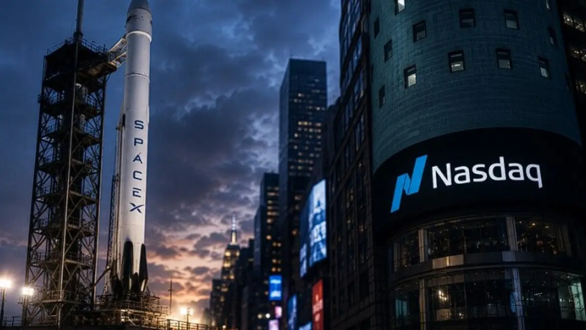 SpaceX hisseleri Nasdaq-100 endeksinde işlem görecek