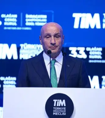 Mustafa Gültepe geçerli oyların tamamını alarak yeniden TİM Başkanı seçildi